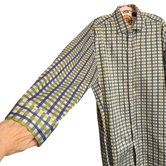 Robert Graham Colorful Plaid
Striped Shirt Button Down-"2X Big and Tall - Picture 2 of 10